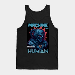 Machine Not Human Tank Top